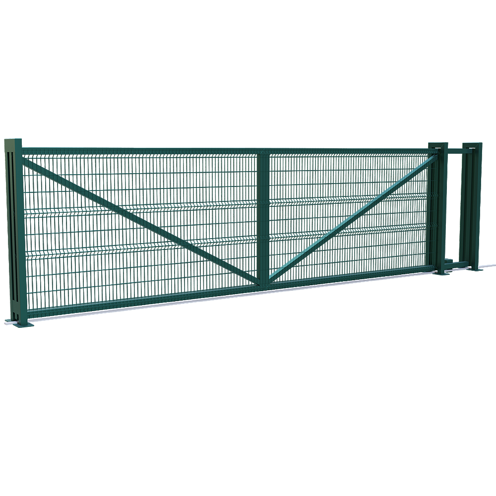 Ворота откатные рельсового типа